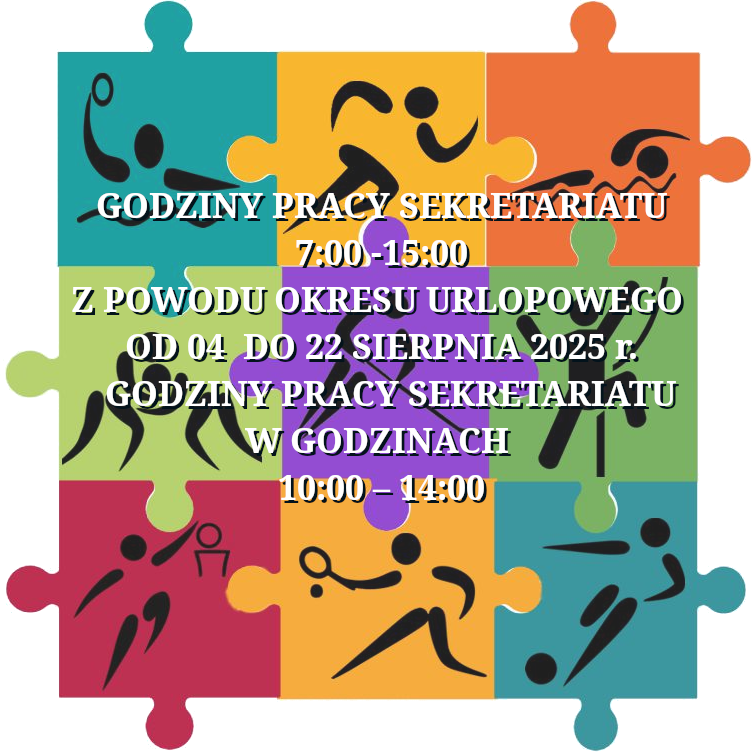 UWAGA! GODZINY PRACY SEKRETARIATU W OKRESIE WAKACYJNYM